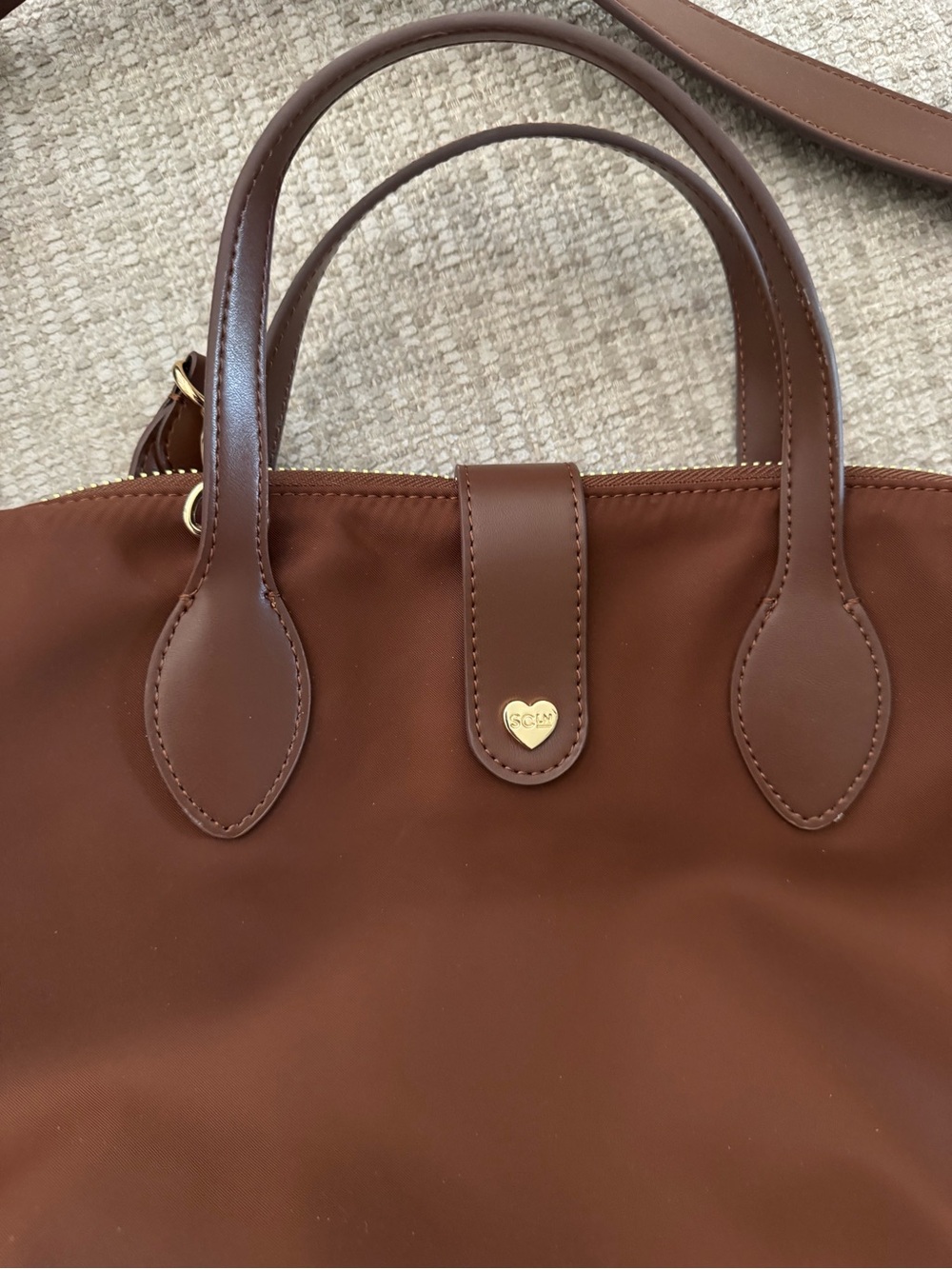 Stoney Clover Lane Espresso Brown Pouchette 03, EUC - Picture 2 of 6